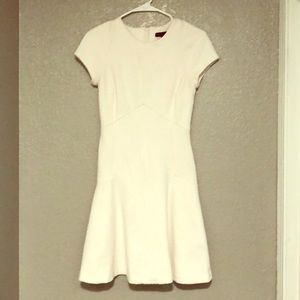 Fitted white dress